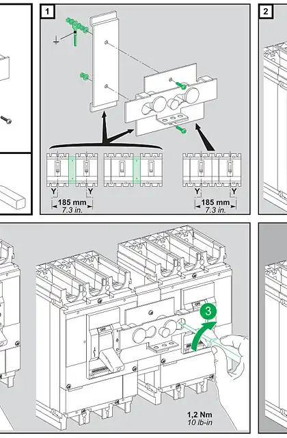 schneider施耐德Mechanical interlock for direct toggle (NS400-630_NSJ400-630_CVS400-630)